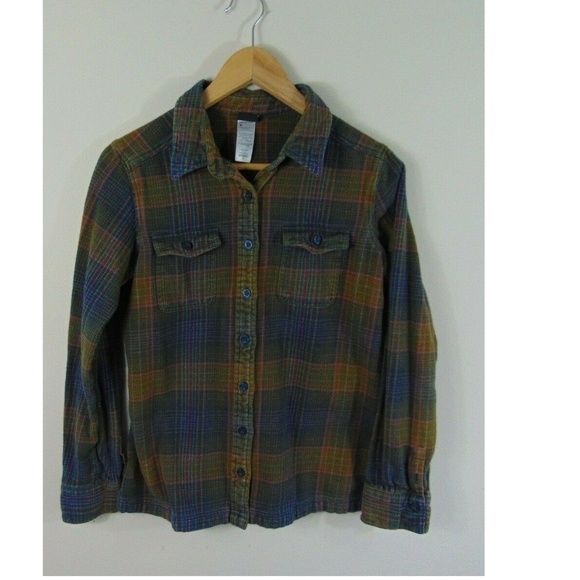 Patagonia Tops - Patagonia Womens 6 Button Front Flannel Shirt